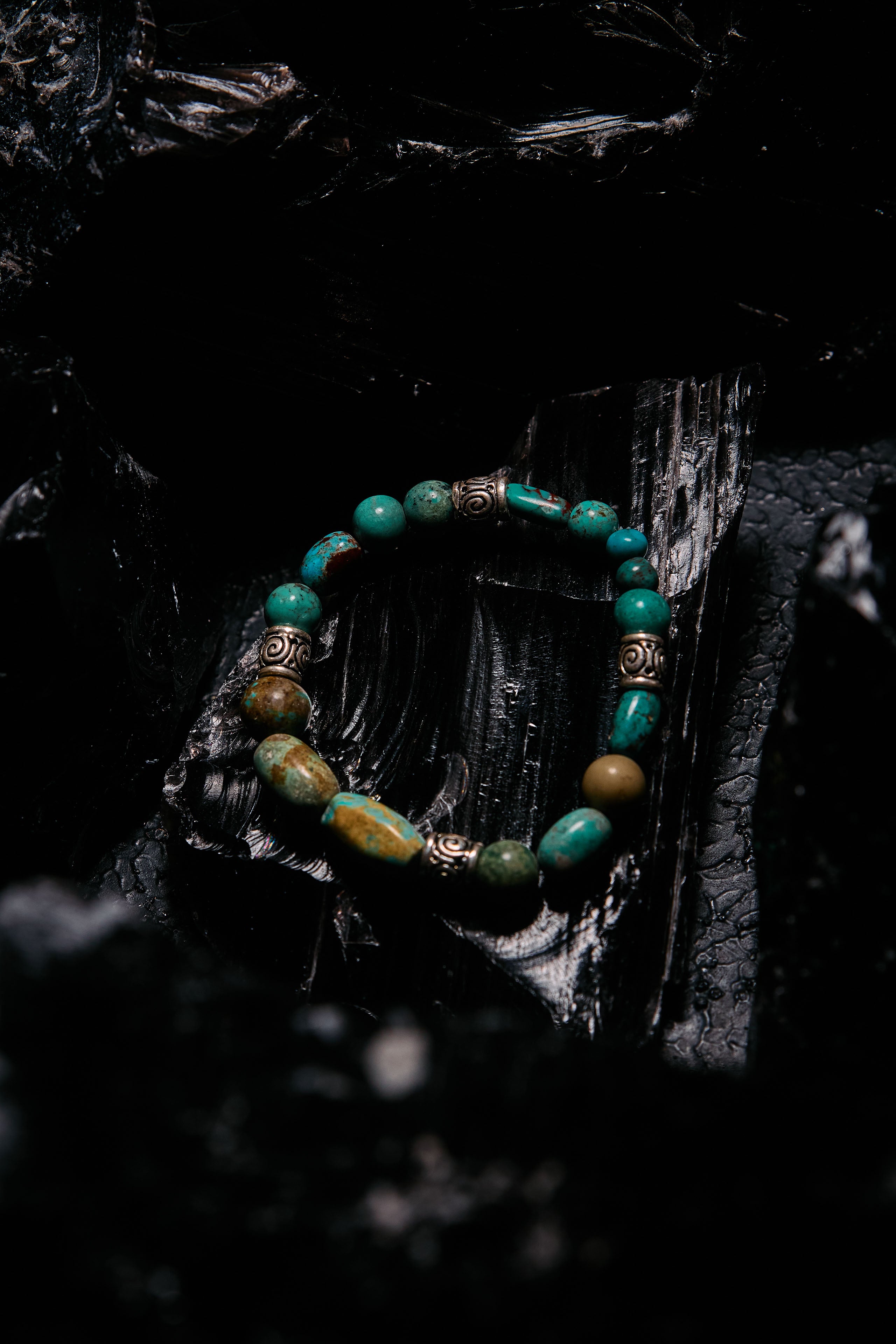 Beaded stretch bracelet