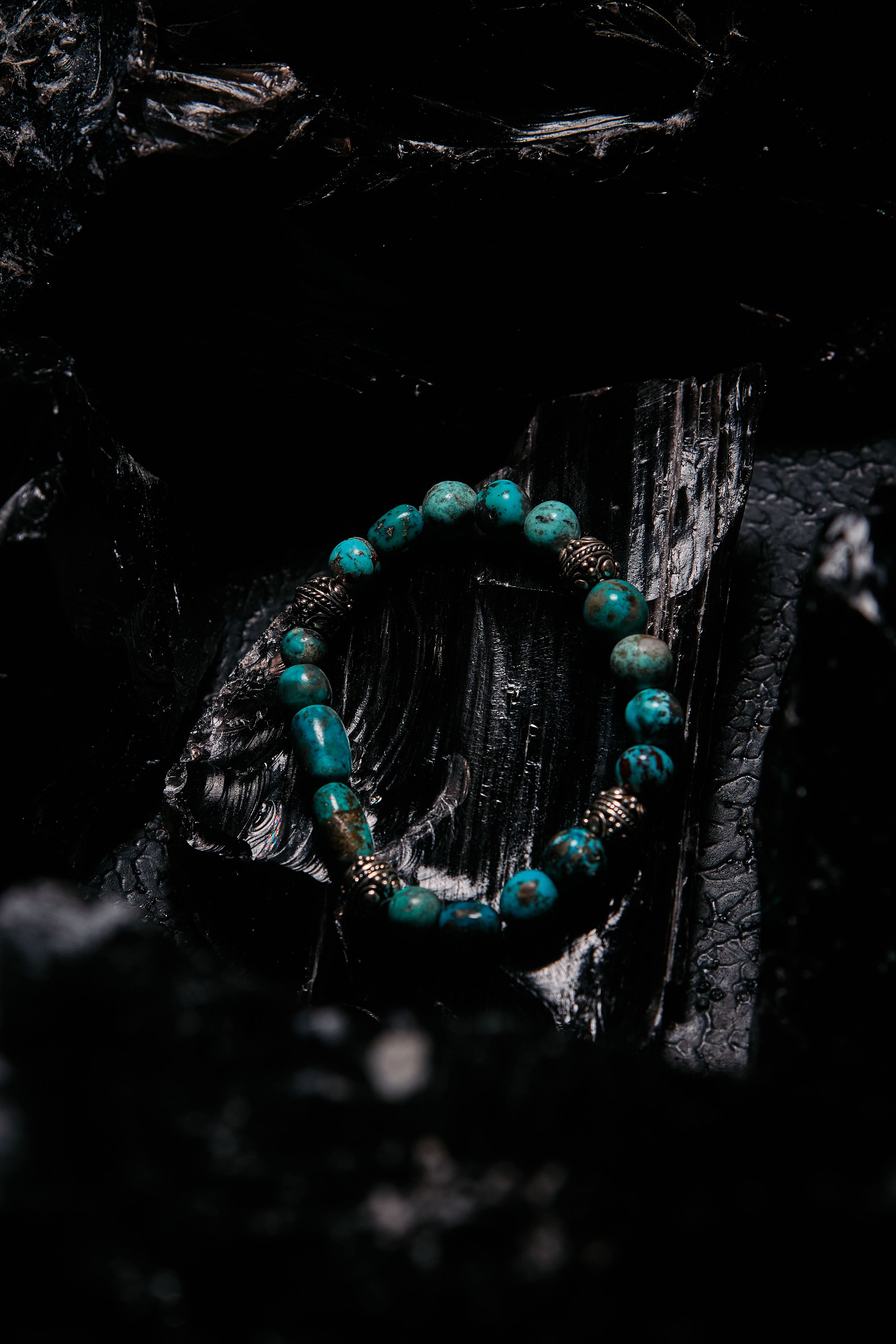 Beaded stretch bracelet