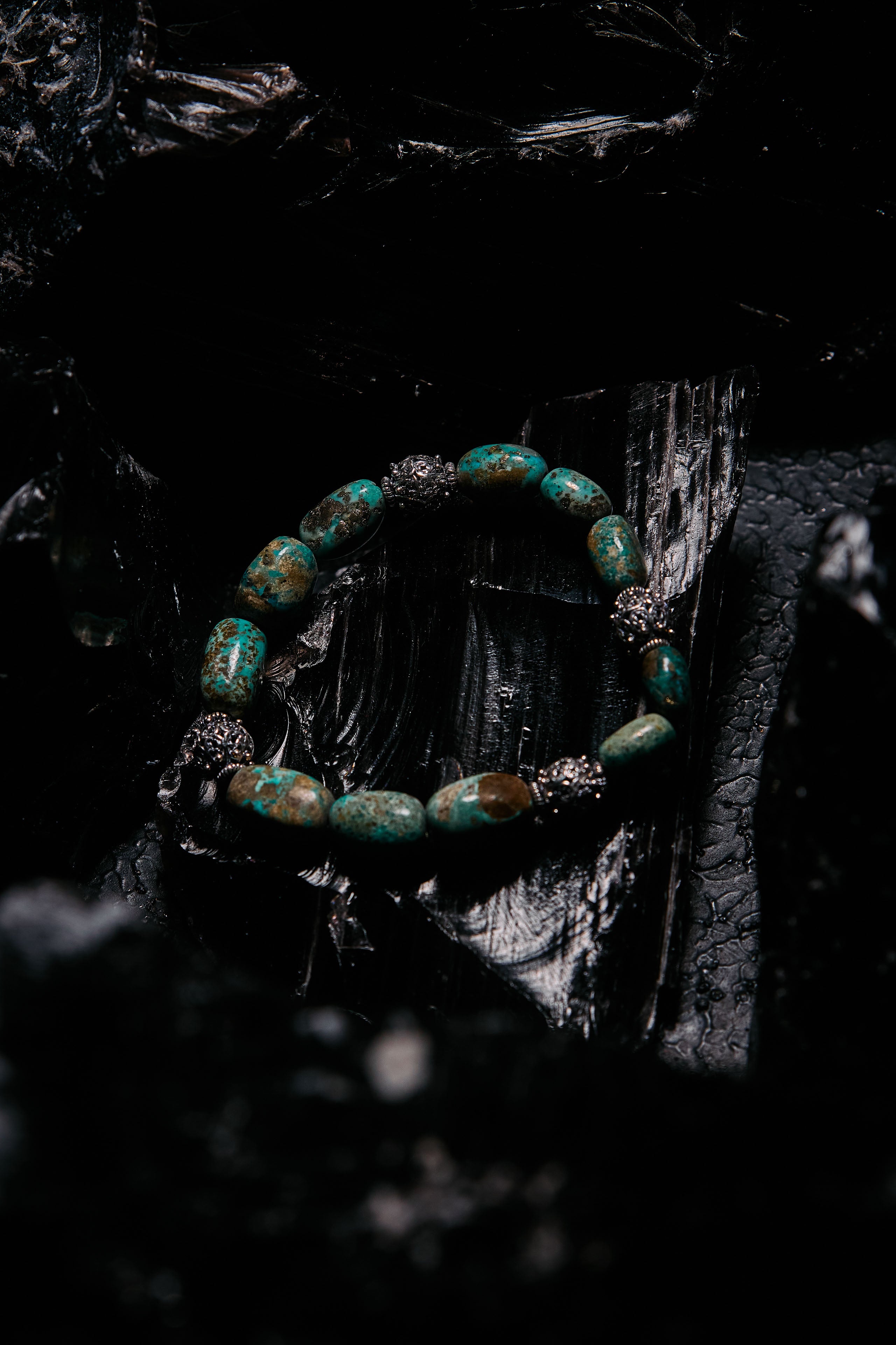 Beaded stretch bracelet