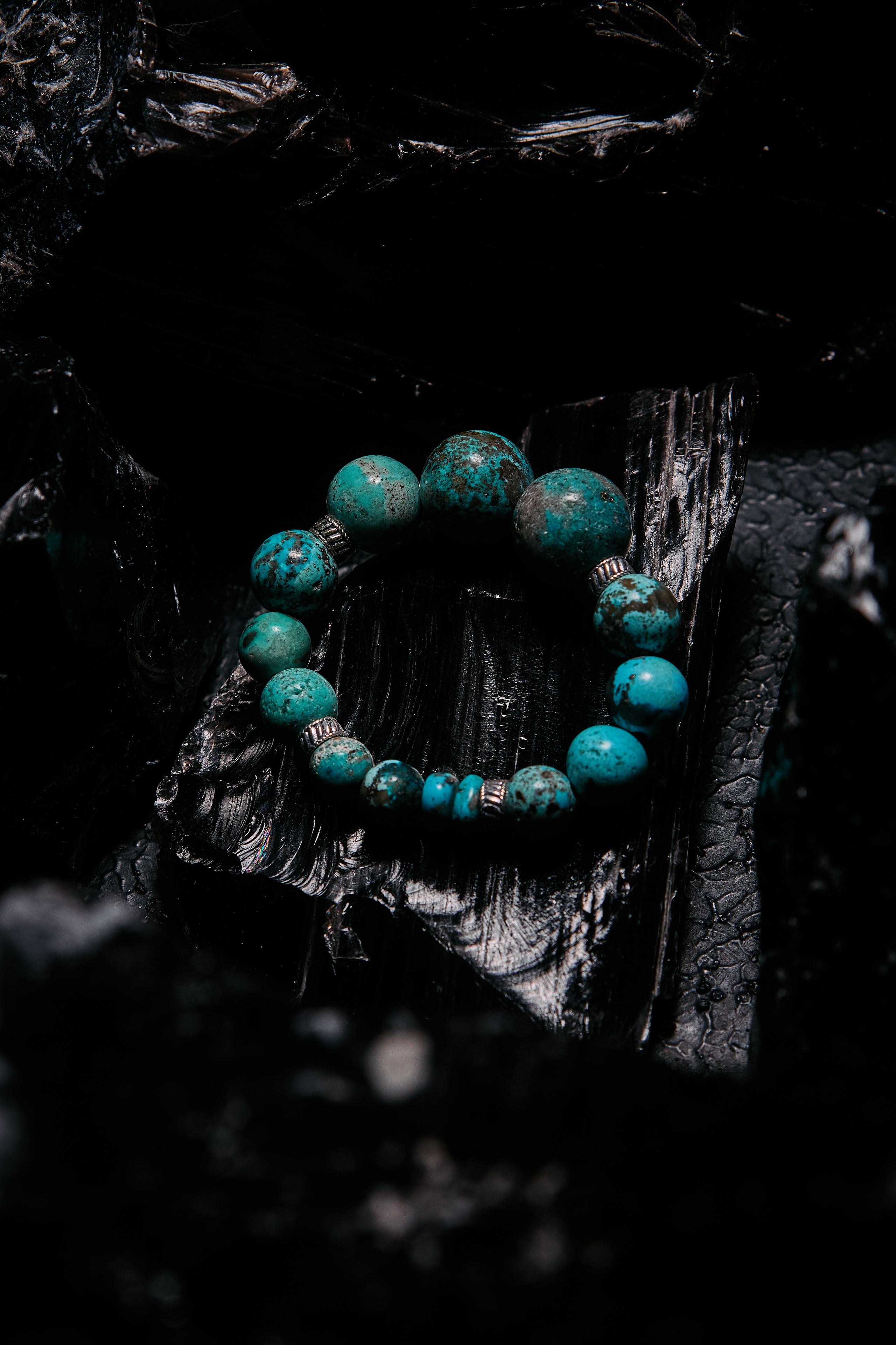 Beaded stretch bracelet