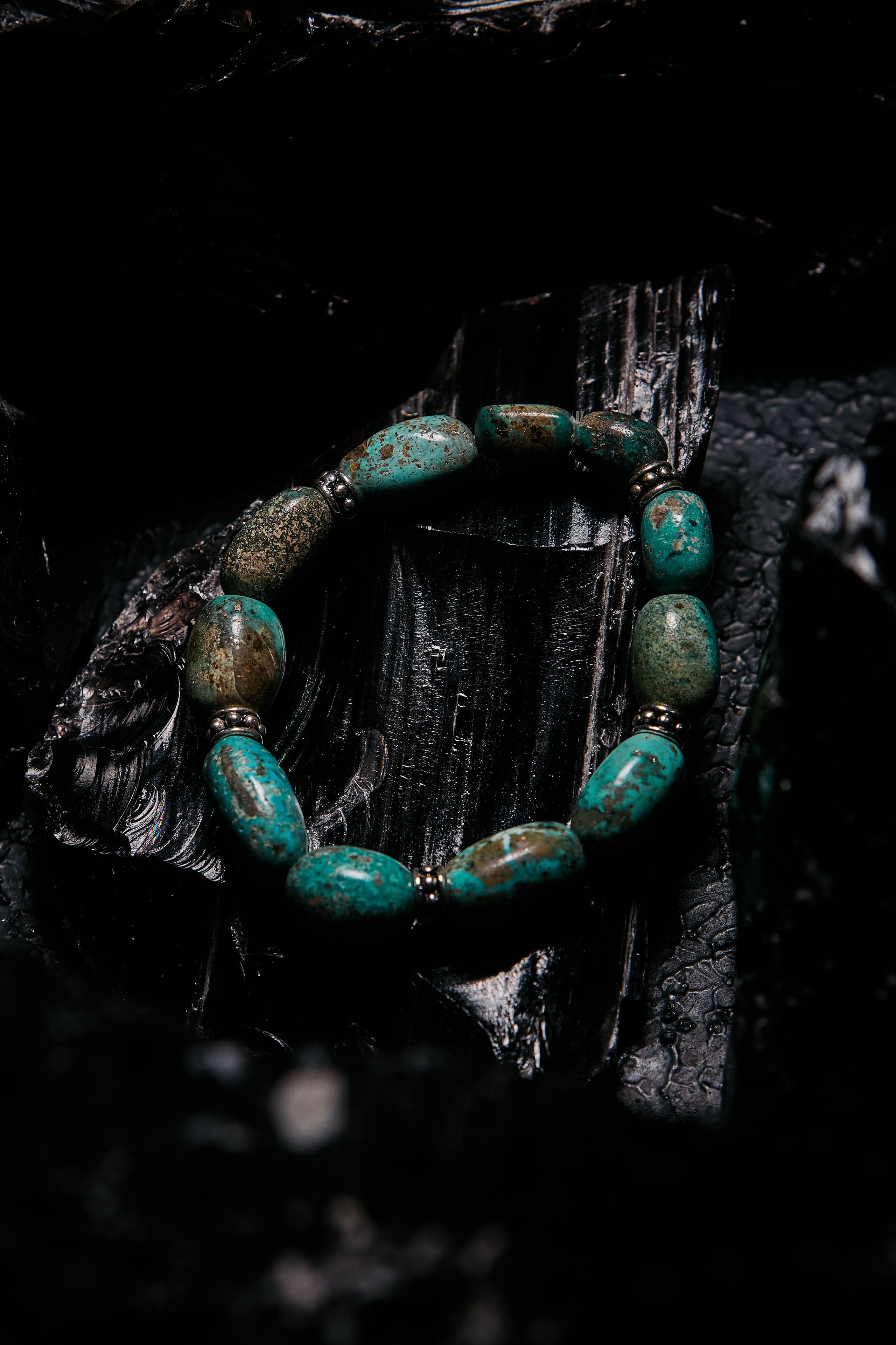 Beaded stretch bracelet