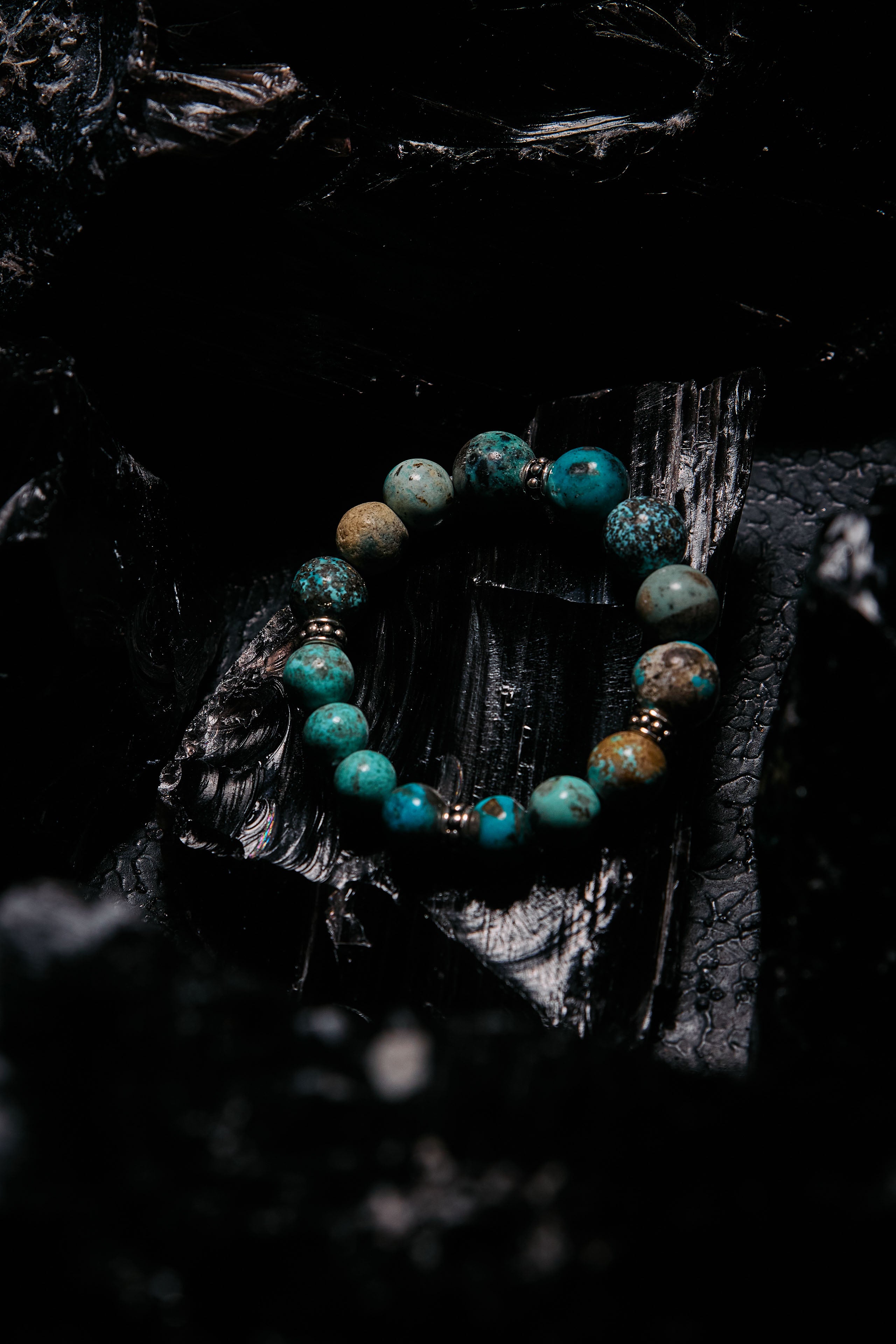 Turquoise beaded bracelet 