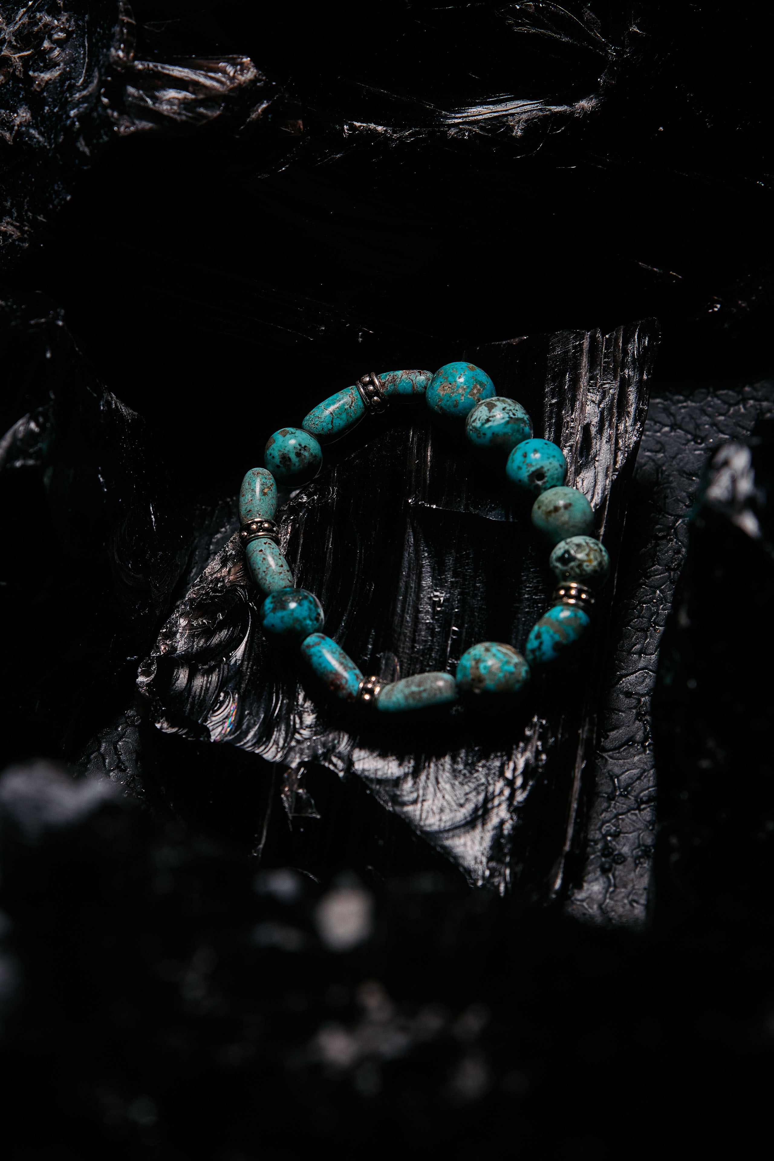 Turquoise beaded bracelet 