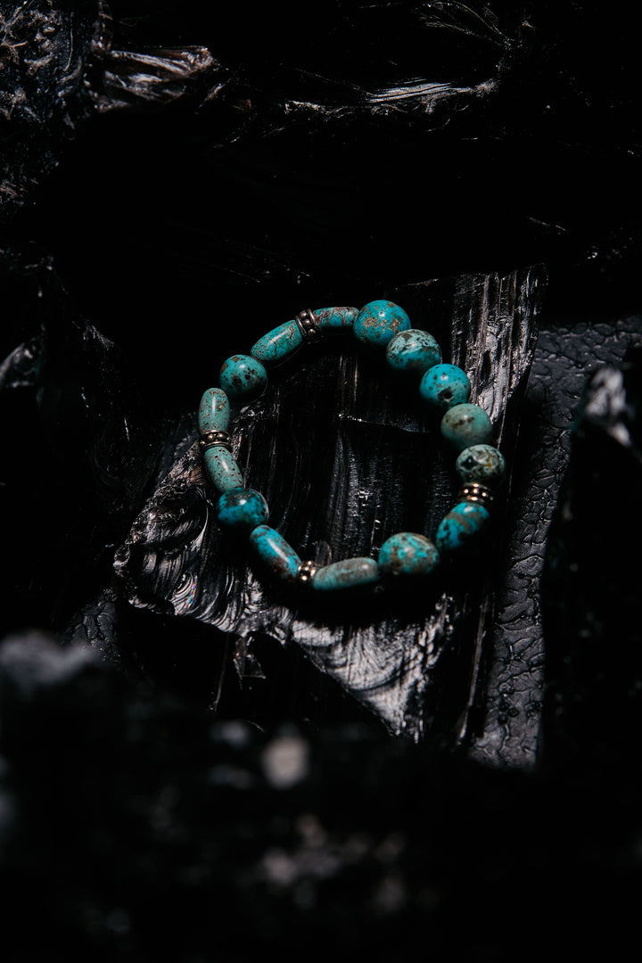 Turquoise beaded bracelet 
