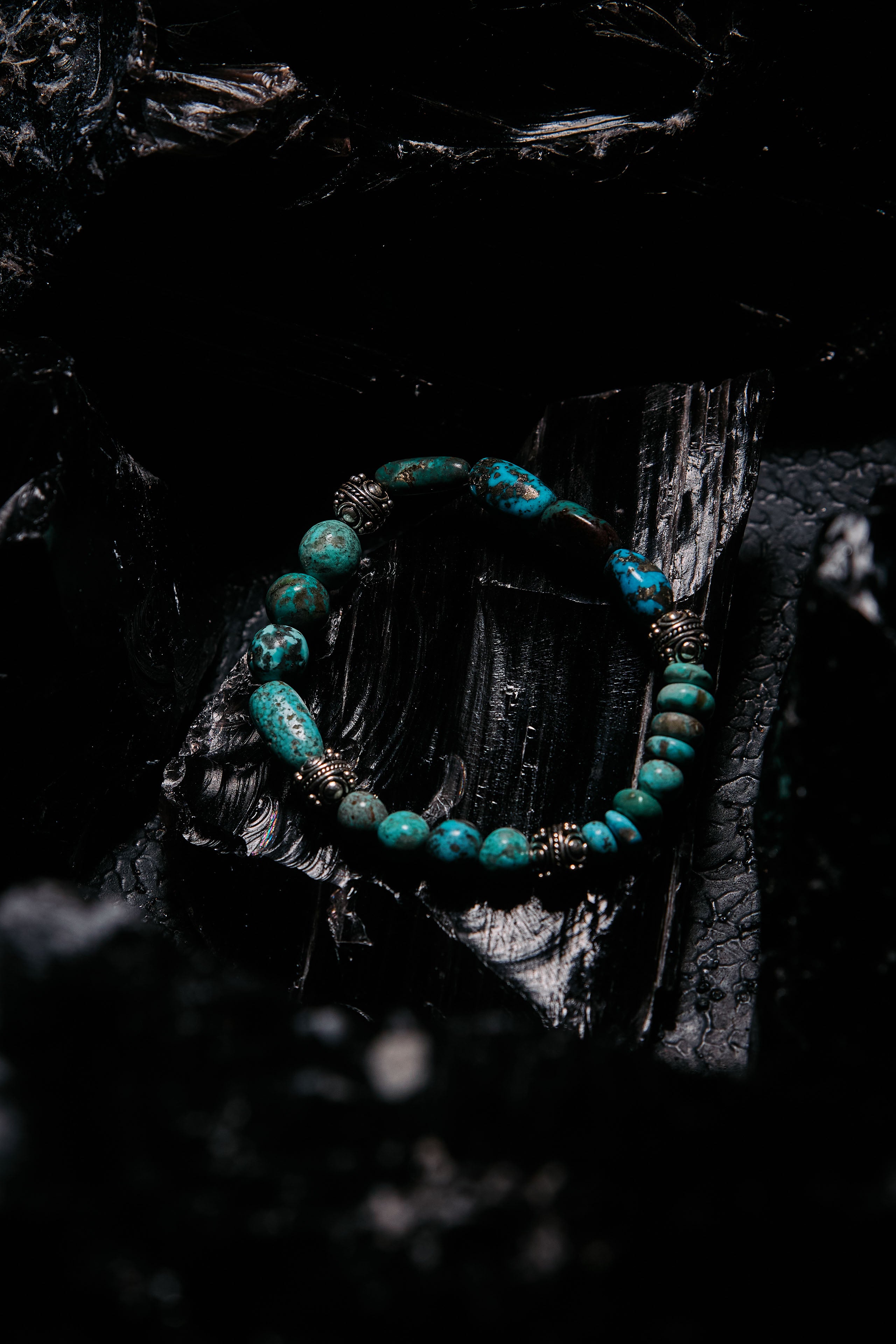 Beaded stretch bracelet