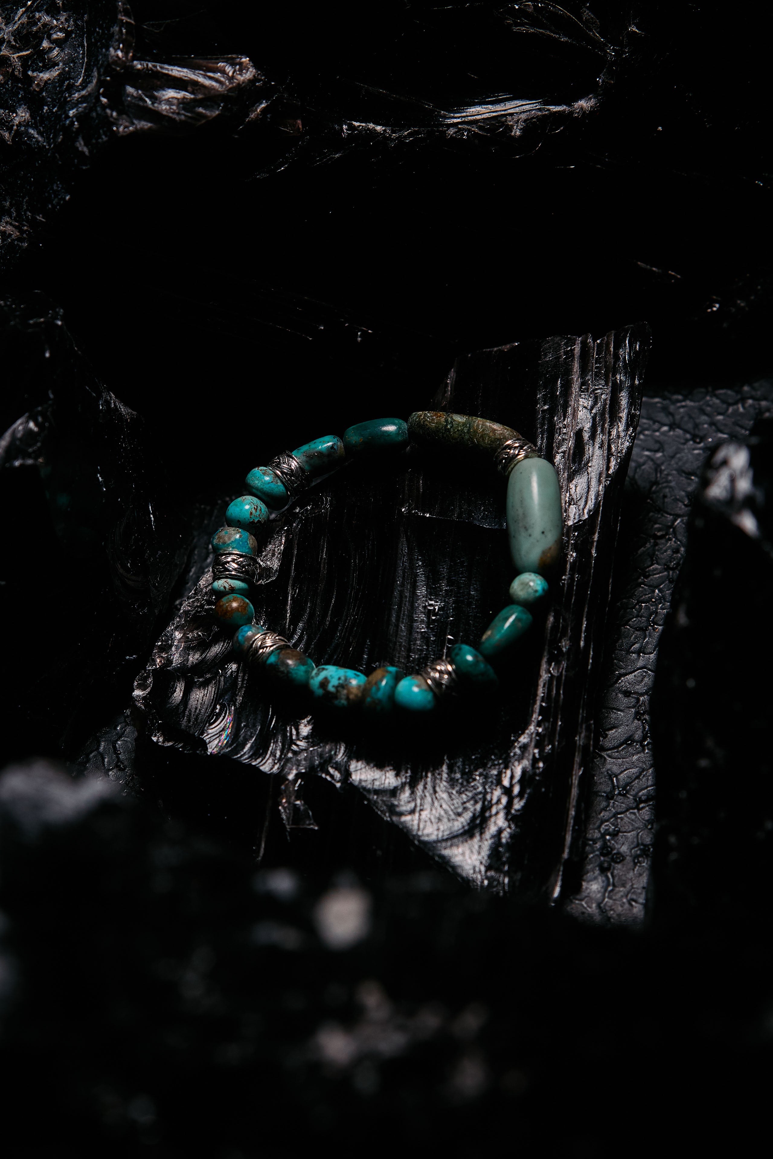 Beaded stretch bracelet