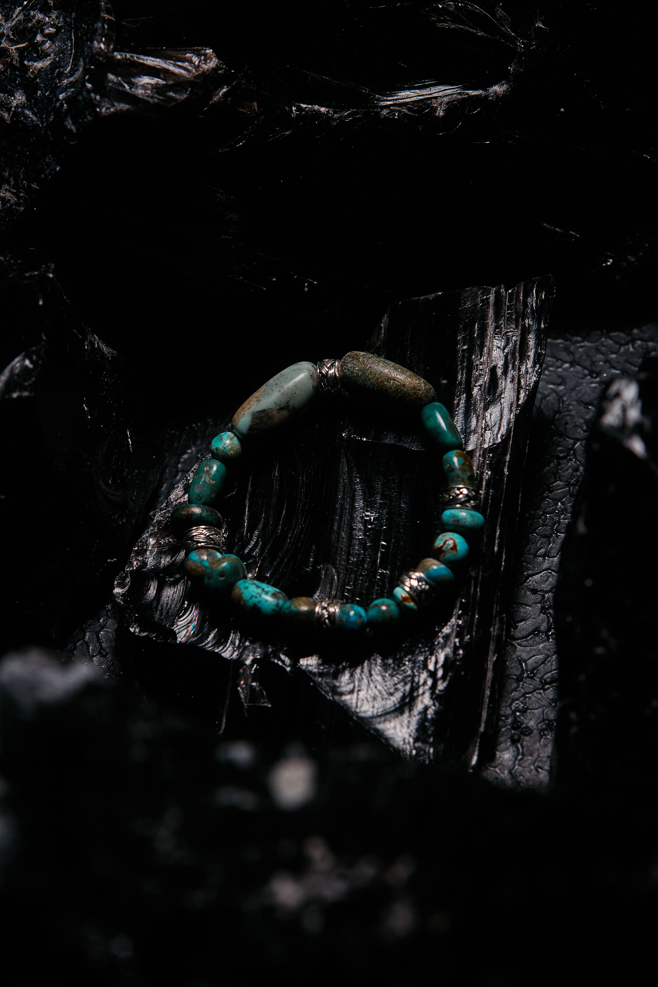 Beaded stretch bracelet