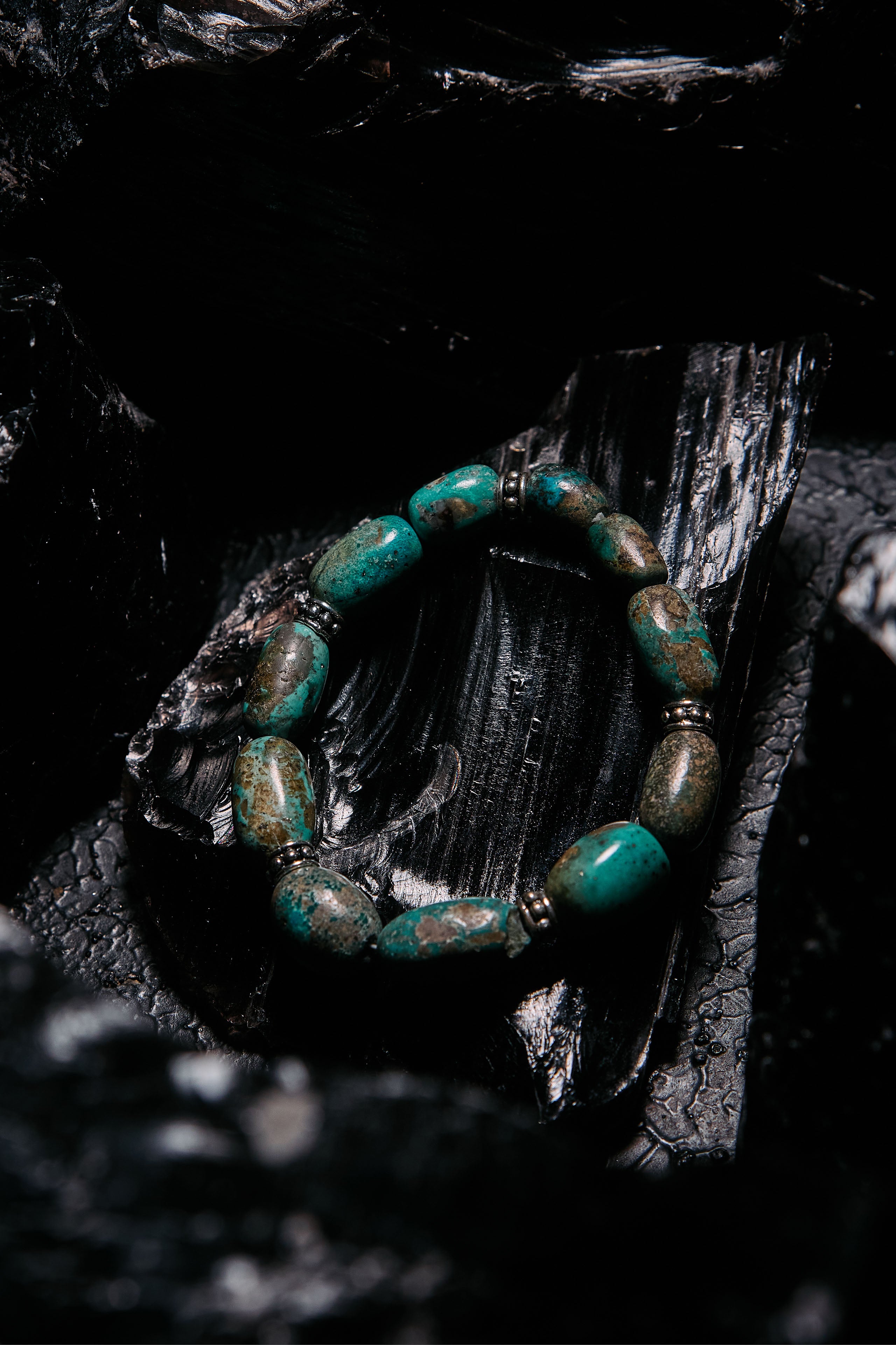 Beaded stretch bracelet