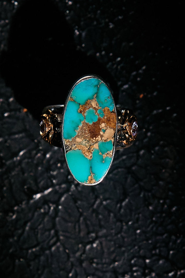 Turquoise ring in 925 silver