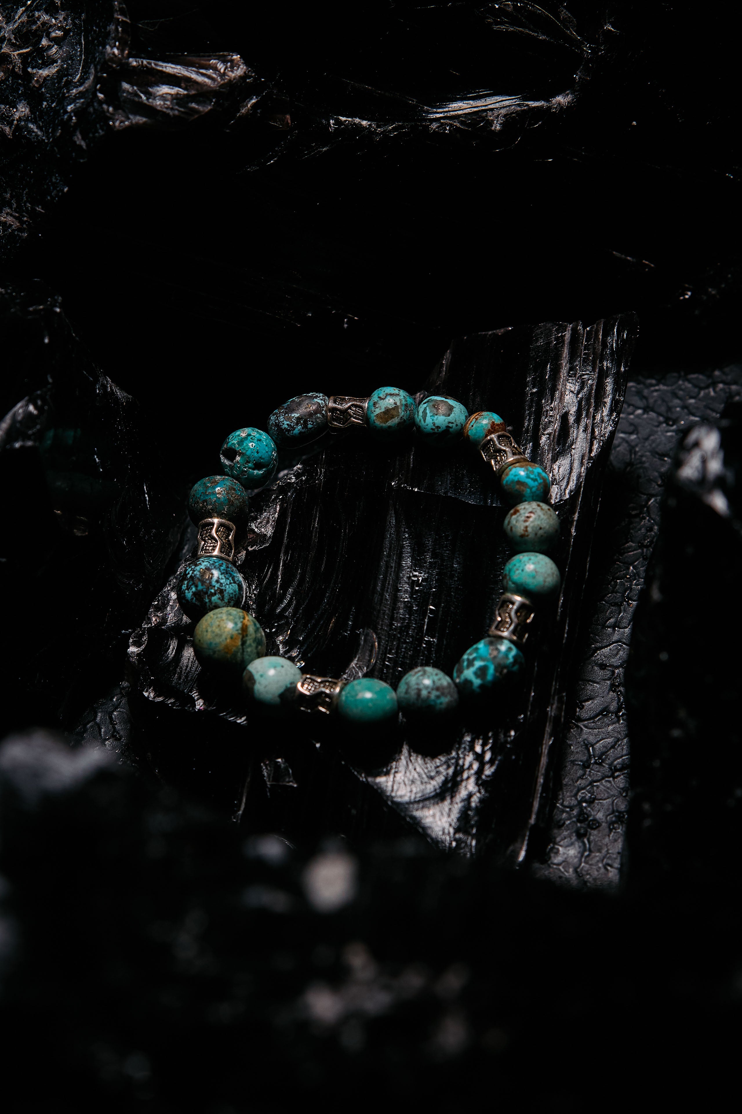 Turquoise beaded bracelet 